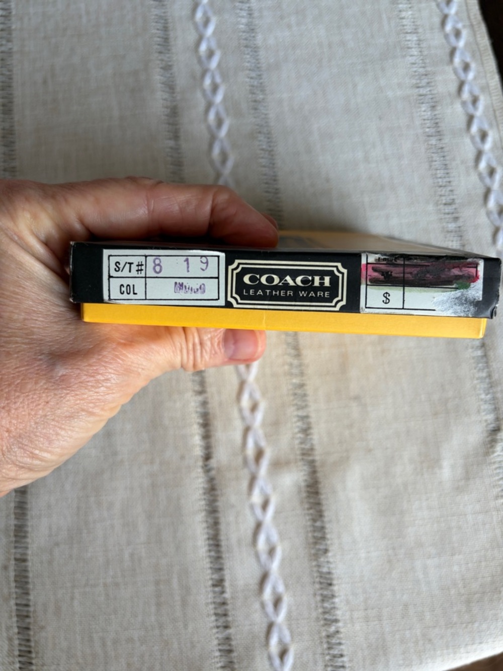 Vintage Coach Leather Ware Men's Bifold Card Holder Wallet late 80s early 90’s - Picture 4 of 12